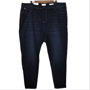 Curve Appeal Blue Minimalist Jeggings Size 24W